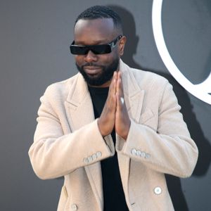 Gims - Célébrités au Défilé Louis Vuitton, Collection Prêt-à-porter Printemps / Eté 2025 dans le cadre de la Fashion Week de Paris, France, le 1er octobre 2024. © Bertrand Rindoff / Bestimage