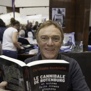 Christophe Hondelatte - Foire du Livre de Brive 2017, le 11 novembre 2017. © Frédéric Maligne/Bestimage