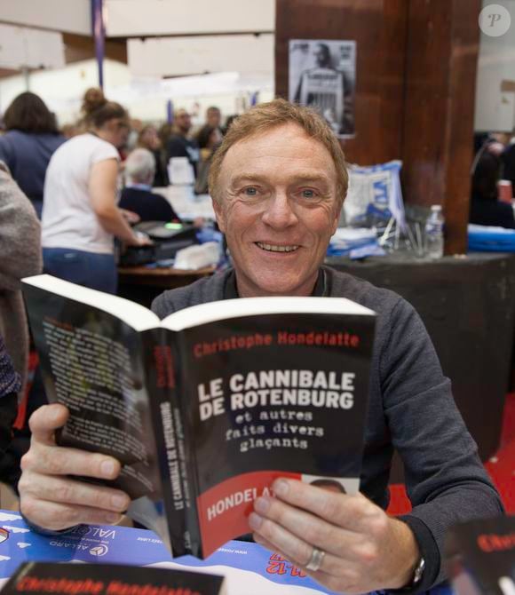 Christophe Hondelatte - Foire du Livre de Brive 2017, le 11 novembre 2017. © Frédéric Maligne/Bestimage
