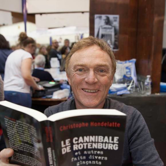 Christophe Hondelatte - Foire du Livre de Brive 2017, le 11 novembre 2017. © Frédéric Maligne/Bestimage
