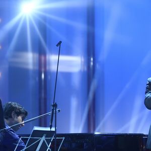 Renaud Capuçon, David-Francois Moreau et son frère Patrick Bruel - Enregistrement de l'émission "Vivement Dimanche" à Paris le 16 Décembre 2015 et qui sera diffusée le 20 Décembre 2015. Invité principal Patrick Bruel. COADIC GUIREC / BESTIMAGE