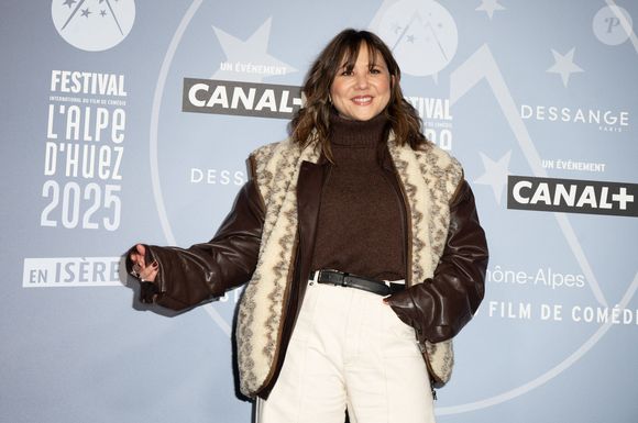 Laura Felpin au 28ème Festival du Film de Comédie à L'Alpe d'Huez, France, le 14 janvier 2025. Photo par Mireille Ampilhac/ABACAPRESS.COM