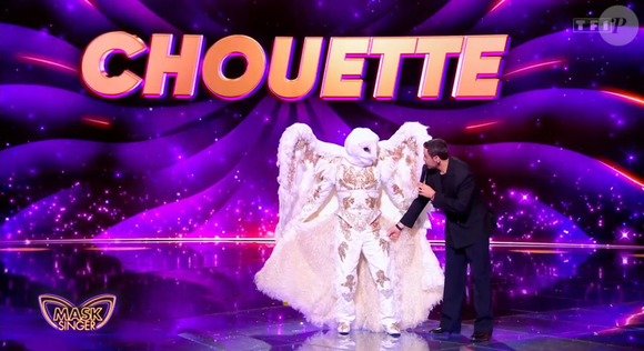 La chouette dans Mask Singer - capture d'écran TF1