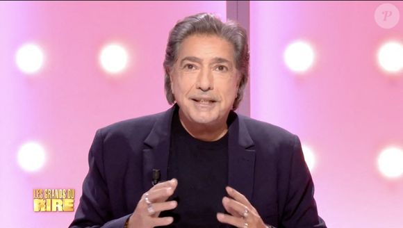 Exclusif - Captures d'écran - Frédéric François lors de l'enregistrement de l'émission "Les grands du rire", présentée par B.Montiel et K.Cheryl, et diffusée le 22 juin sur C8