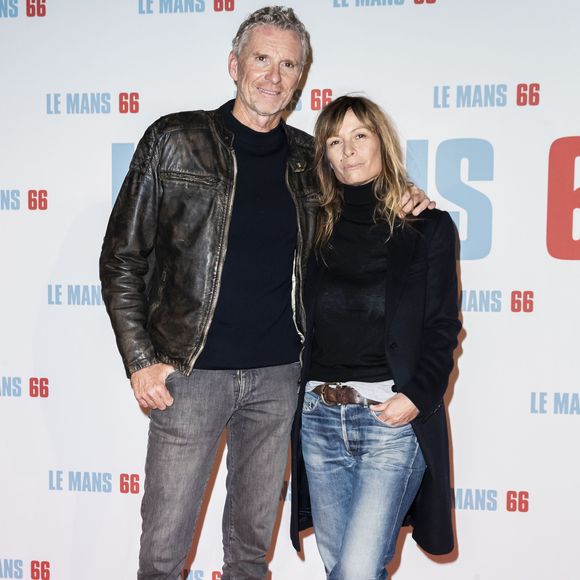 Denis Brogniart et sa femme Hortense à l'avant-première du film " Le Mans" au cinéma Gaumont Champs-Élysées à Paris, France, le 6 octobre 2019. © Olivier Borde/Bestimage