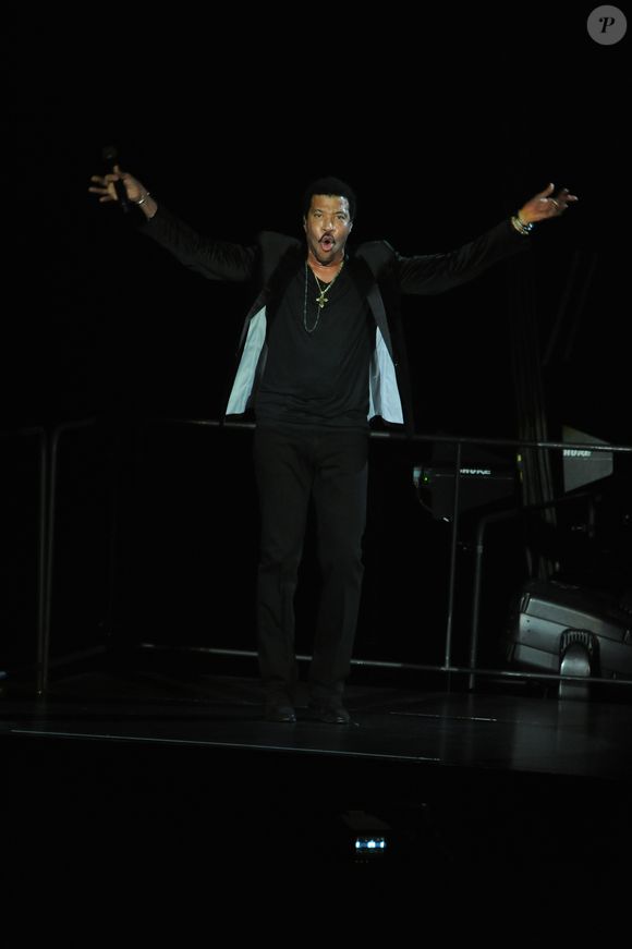 Lionel Richie en concert au Zenith de Paris le 28 Novembre 2012. @LIONEL URMAN  / BESTIMAGE