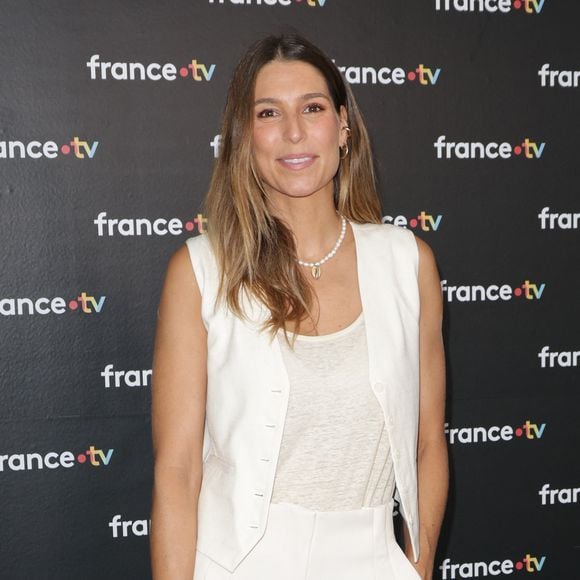 Laury Thilleman au photocall de la conférence de presse de rentrée de France Télévisions à Paris, France, le 4 septembre 2024. © Coadic Guirec/Bestimage