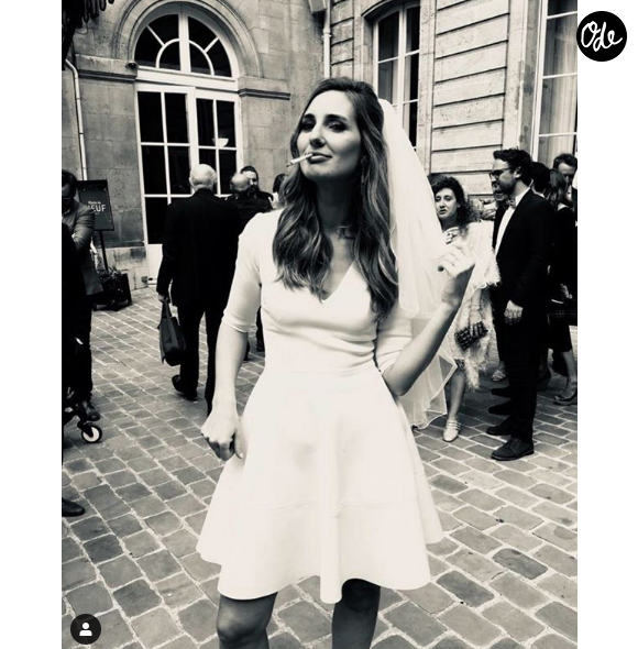 Marie Portolano et Grégoire Ludig lors de leur mariage en juin 2019.