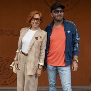 Natasha St-Pier et son compagnon Vincent Bidal au Village lors des Internationaux de France de Tennis de Roland Garros 2025 le 3 juin 2025 à Paris.  © Moreau / Jacovides / Bestimage