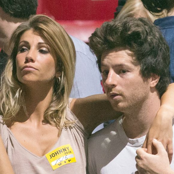 Exclusif - Alexandra Rosenfeld et Jean Imbert - People au concert de Johnny Hallyday au POPB de Bercy a Paris - Jour 2. Le 15 juin 2013, Borde-Corlouer-Jacovides-Moreau / Bestimage