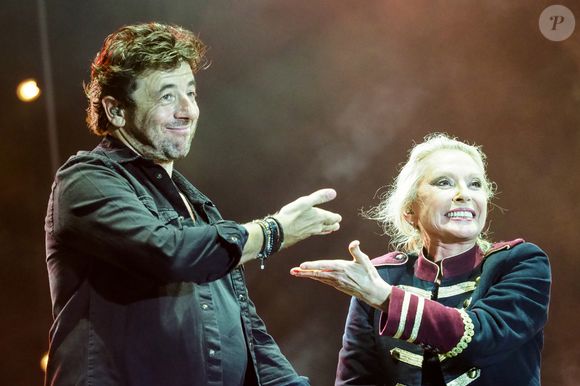 Patrick Bruel - Véronique Sanson en concert pour l'ouverture du festival des Francofolies de La Rochelle. Le 11 juillet 2018. ©Bestimage
