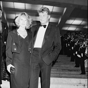 Archives - Johnny Hallyday et Nathalie Baye au Festival de Cannes en 1984. (ANGELI-RINDOFF / BESTIMAGE).