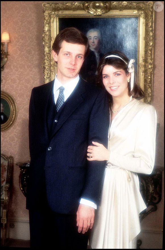 Mariage de Stefano Casiraghi et Caroline de Monaco. Agence / Bestimage