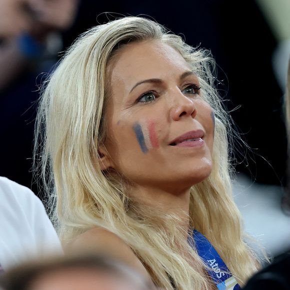 Laurence Auzière-Jourdan - Les célébrités en tribunes pendant l'épreuve de basketball de Demi-Finale opposant les Etats-Unis à la Serbie lors des Jeux Olympiques de Paris 2024 (JO) à l'Arena Bercy, à Paris, France, le 8 août 2024. © Jacovides-Perusseau/Bestimage