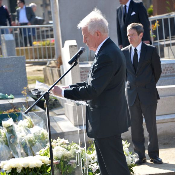André Dussollier - Obsèques d'Alain Resnais au cimetière du Montparnasse à Paris le 10 mars 2014.
Gengis-Veeren / Bestimage
