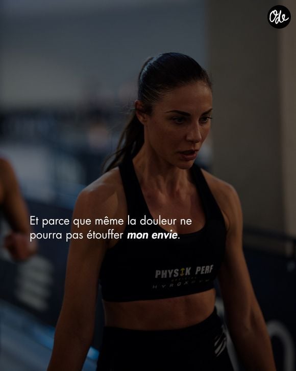 Ariane Brodier partage ses ambitions avec ses abonnés, après des semaines difficiles. Capture d'écran Instagram