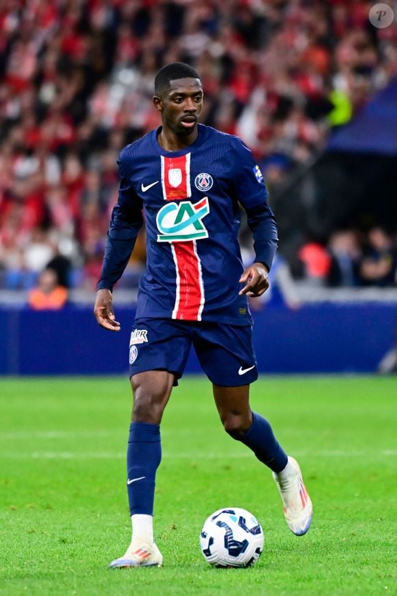 Le PSG (Paris Saint-Germain) remporte la finale de la Coupe de France 2025 en battant Reims 3-0 au Stade de France - Ousmane DEMBELE ( 10 - PSG ) during the French Cup Final match between Paris Saint Germain and Stade de Reims at Stade de France on May 24 , 2025 in Saint Denis, France. ( Photo by Dante Badano / PsnewZ / Bestimage) -