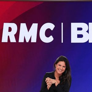 Apolline de Malherbe lors de la conférence de presse de rentrée BFM TV. - RMC du groupe Altice France à Paris, France, le 31 août 2023. © Coadic Guirec/Bestimage