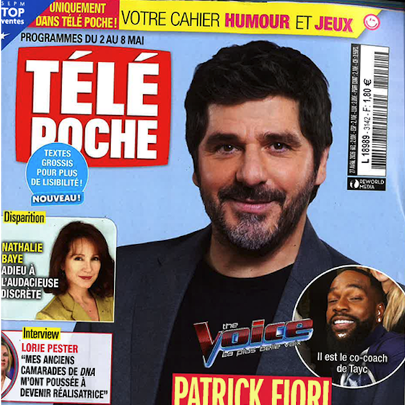 Couverture de Télé Poche du 2 au 8 mai
