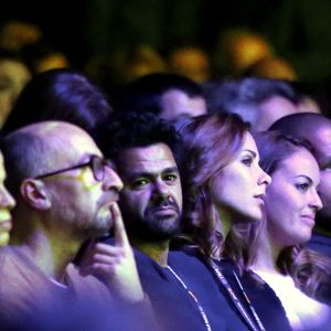 Jamel Debbouze et sa femme Melissa Theuriau assistent à la soirée d'ouverture du 19ème Festival International du film de Comédie de l'Alpe d'Huez le 13 janvier 2016. © Dominique Jacovides/Bestimage