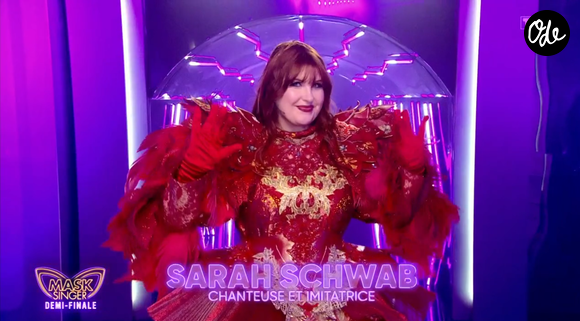 La Vénitienne dans Mask Singer était Sarah Schwab ! - capture d'écran TF1
