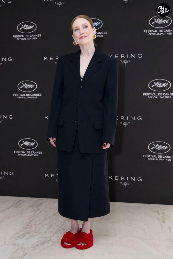 Photocall de Kering Women in Motion : Julianne Moore lors du 79ème Festival International du Film de Cannes (12 - 23 mai 2026), le 16 mai 2026. © Olivier Borde / Bestimage