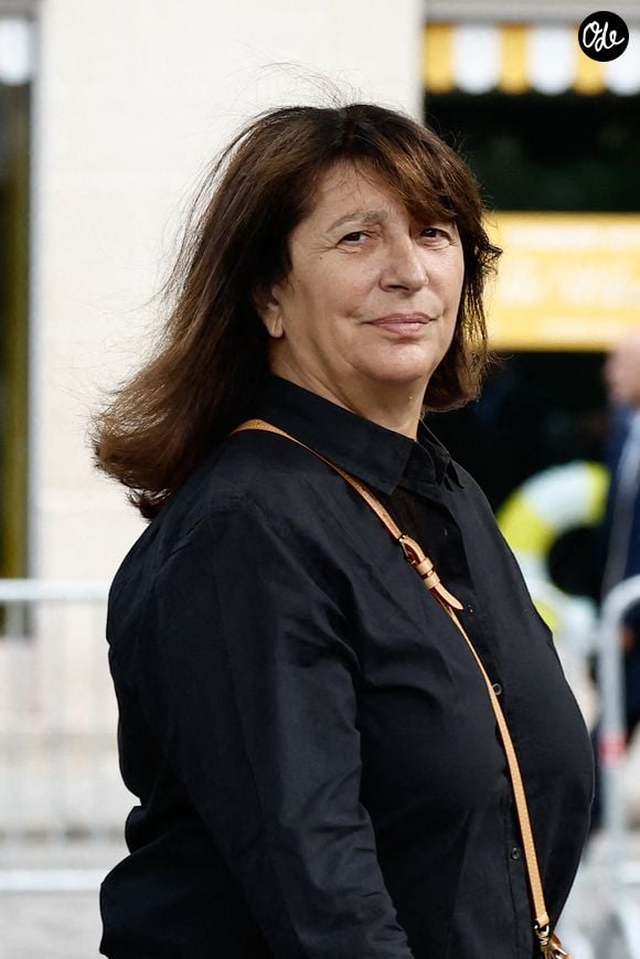 Anne Marcassus - Arrivées aux obsèques de Nicolas Altmayer en l’Église de Saint-Germain-des-Prés à Paris le 31 aout 2026. 

© Dominique Jacovides-Cyril Moreau/Bestimage
