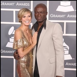 Heidi Klum et Seal à la cérémonie des Grammy Awards le 13 février 2011. Crédit photo : GOFF INF / BESTIMAGE