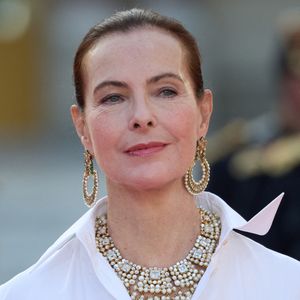 Carole Bouquet - Dîner d'Etat au château de Versailles en l'honneur de la visite officielle du roi et de la reine d'Angleterre en France (20 - 22 septembre 2023). Le 20 septembre 2023. 150 invités triés sur le volet ont été conviés à cette occasion.
© Moreau-Jacovides / Bestimage