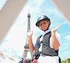 Elle a évoqué la notoriété de ses parents, parfois pesante

Giulia Sarkozy sur Valentine lors de la coupe Kids Cup L'Envol lors du Longines Paris Eiffel Jumping le 20 juin 2025 © Perusseau / Veeren / Bestimage