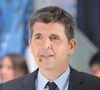 Interviewé par "Le Figaro", le journaliste a confié être toujours un fidèle de la matinale de "France 2".

Thomas Sotto lors de Jeux Olympiques de Paris 2024, le 12 juillet 2024. 

Photo : Jonathan Rebboah / Panoramic / Bestimage