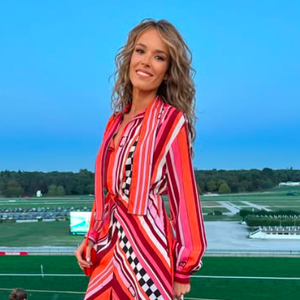 Élodie Fontan à l’hippodrome de ParisLongchamp le 8 septembre 2023.