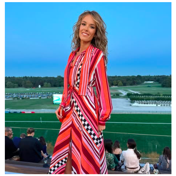 Élodie Fontan à l’hippodrome de ParisLongchamp le 8 septembre 2023.