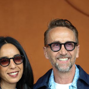 Sarah Boumaza, Philippe Caveriviere en tribune lors des Internationaux de France 2025 à Roland Garros le 02 juin 2025 à Paris, France. Photo by Nasser Berzane/ABACAPRESS.COM