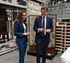 Pour cette journée, Kate avait opté pour un tailleur pantalon bleu signé Alexander McQueen
Catherine Kate Middleton, princesse de Galles, est en visite à la V&A East Storehouse à Londres le 10 juin 2025
© Eddie Mulholland / Pool / Burton via Bestimage