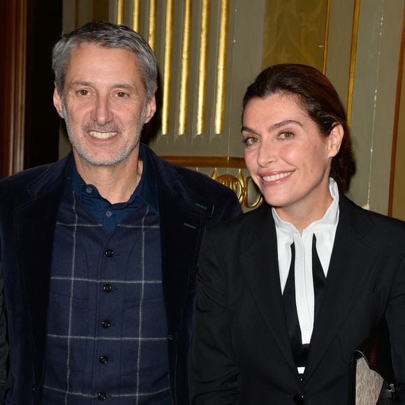 Exclusif - Antoine de Caunes et sa femme Daphné Roulier à la soirée des Distinctions de la FIDH (Fédération Internationale des Droits de l'Homme) à l'Hôtel de Ville à Paris, le 6 décembre 2016.
© Guirec Coadic/Bestimage