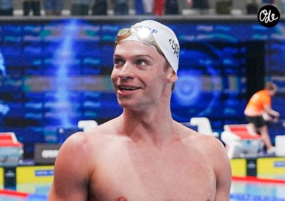 Le jeune nageur français de 24 ans a remporté deux médailles d'or

Le Français Léon Marchand lors de la finale du 400 mètres nage libre masculin aux Championnats d'Europe de natation, au Centre aquatique olympique de la Métropole du Grand Paris (France), le 16 août 2026.
.© Laurent Lairys / PsnewZ / Bestimage
