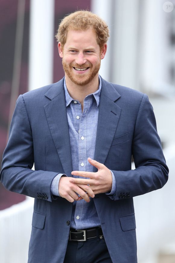 Le prince Harry lors du "Lords Cricket Ground" à Londres. Le 7 octobre 2016. AGENCE / BESTIMAGE