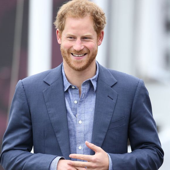 Le prince Harry lors du "Lords Cricket Ground" à Londres. Le 7 octobre 2016. AGENCE / BESTIMAGE