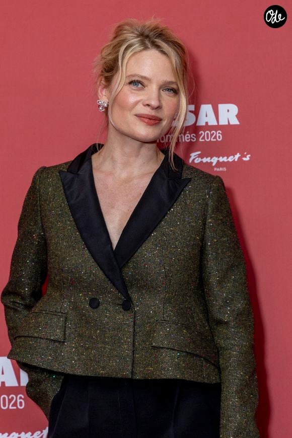 Mélanie Thierry – Photocall du dîner des nommés aux César 2026 au Fouquet's Paris le 9 février 2026. © Olivier Borde / Bestimage