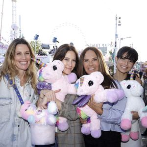 Sophie Thalmann, Mareva Galanter, Nathalie Marquay Pernaut, Ève Gilles (Miss France 2024) et Melody Vilbert - Inauguration de la Foire du Trône 2025 à Paris le 4 avril 2025. © Cédric Perrin/Bestimage