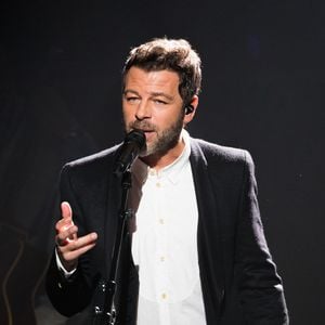 Christophe Maé - Deuxième jour de la 33ème édition du Téléthon au Parc de la Villette à Paris le 7 décembre 2019. Le compteur de la 33ème édition du Téléthon a atteint 74,6 millions d'euros dimanche 8 décembre, en hausse par rapport à l'édition 2018 où l'événement caritatif avait été bousculé par la mobilisation des "gilets jaunes". © Tiziano Da Silva/Bestimage