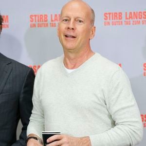 Bruce Willis - Photocall de 'A Good Day To Die Hard' a Berlin en Allemagne le 5 Fevrier 2013.
API / BESTIMAGE