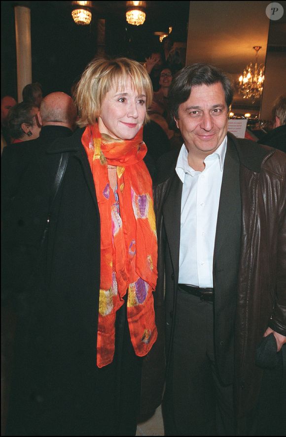 Marie Anne Chazel & Christian Clavier à la générale de "L'Eventail de Lady Windermere" au palais royal le 13 février 2003 BERTRAND RINDOFF PETROFF / BESTIMAGE