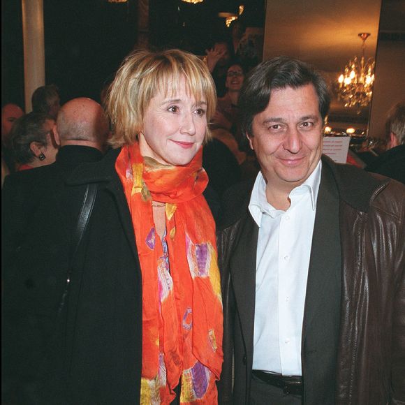 Marie Anne Chazel & Christian Clavier à la générale de "L'Eventail de Lady Windermere" au palais royal le 13 février 2003 BERTRAND RINDOFF PETROFF / BESTIMAGE