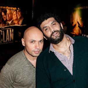 Les acteurs Eric Judor et Ramzy Bedia assistent à la première du film La Tour 2 controle infernale, réalisé par Eric Judor, au cinéma UGC les Halles a Paris, France le lundi 1er Février. Photo par Maxime Reynaud/APS-Medias/ABACAPRESS.COM