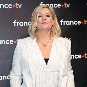 Flavie Flament assiste au 40ème anniversaire de l'émission "Télématin" dans les locaux de France Télévision à Paris, France, le 06 février 2025. Photo par Aurore Marechal/ABACAPRESS.COM