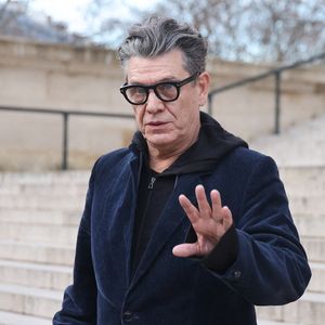 Marc Lavoine - Sorties de la cérémonie religieuse en hommage à Rolland Courbis en l'église de la Madeleine à Paris, France, le 14 janvier 2026. © Jacovides-Moreau/Bestimage