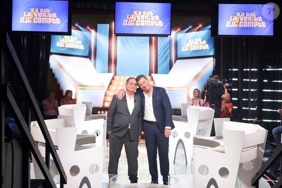 Exclusif - Laurent Fontaine, Pascal Bataille - Enregistrement de l'émission "Y'a que la vérité qui compte", présentée par L.Fontaine et P.Bataille, et diffusée sur C8 à partir du 12 octobre © Jack Tribeca / Bestimage