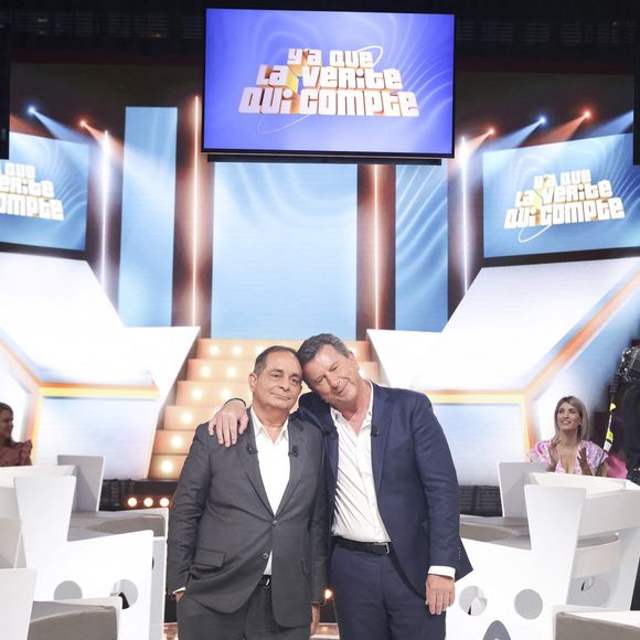 Exclusif - Laurent Fontaine, Pascal Bataille - Enregistrement de l'émission "Y'a que la vérité qui compte", présentée par L.Fontaine et P.Bataille, et diffusée sur C8 à partir du 12 octobre © Jack Tribeca / Bestimage